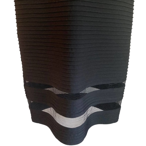 Tadashi Shoji MALIAH COLD-SHOULDER PINTUCK JERSEY DRESS - Picture 7 of 15